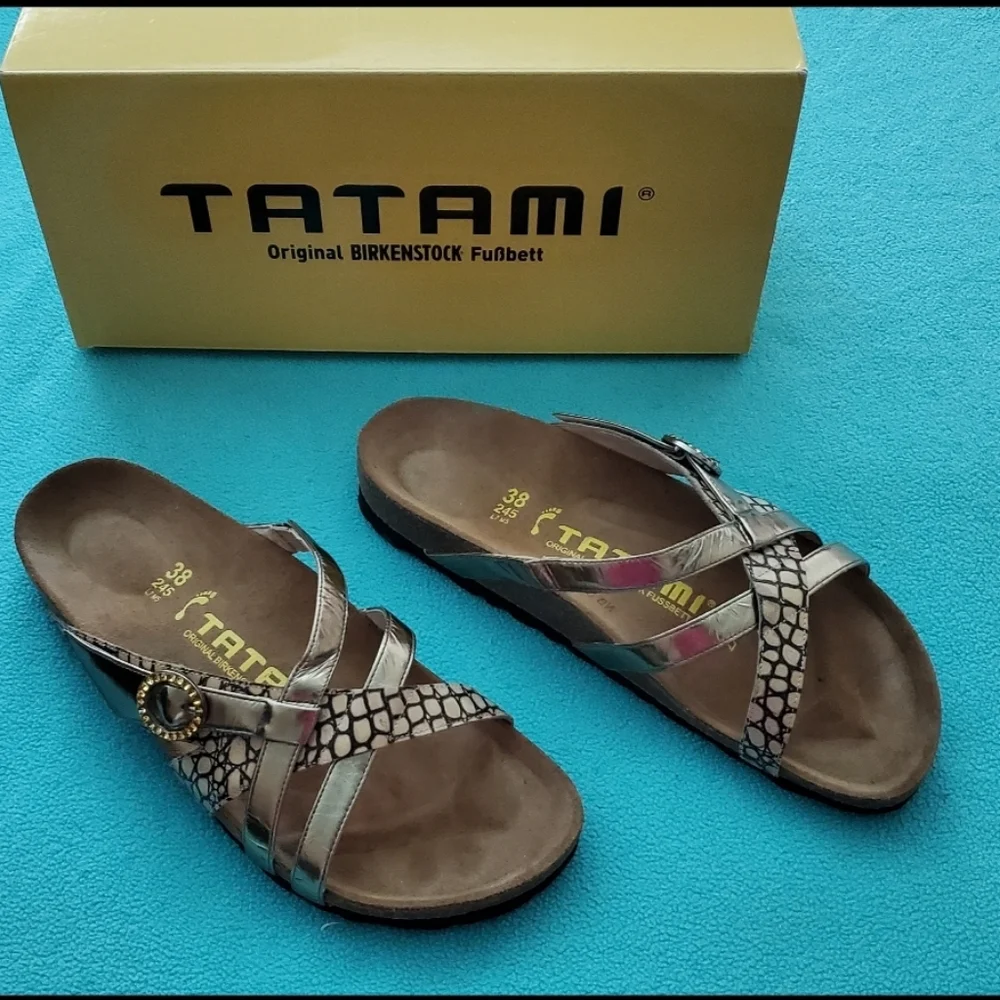 NEW Tatami "TREADY" by Birkenstock slip on sandals.   NWT - Picture 5 of 6